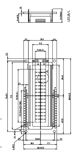 RC162051 Dimensiones