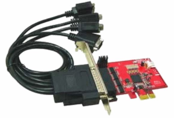 Lycom IO-107 PCIe con 4 puertos seriales DB9