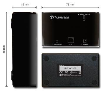 TS-RDP8 dimensiones