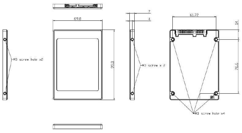 TS128GSSD320 dimensiones