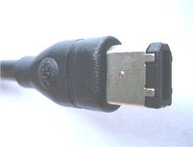 Conector firewire 6P macho